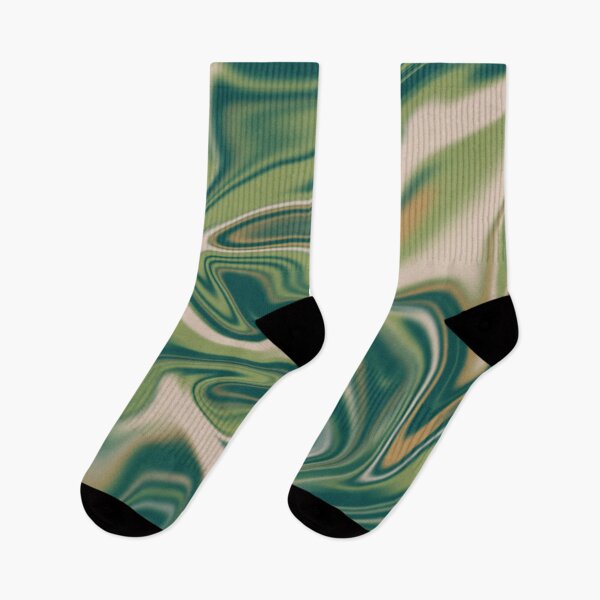 Item preview, Antique Jade & Bronze Marble Swirls - Abstract Sage Green Fluid Art designed and sold by VitalusDesignArtV.