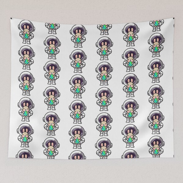 Item preview, Astronaut Holding Earth with Bunny designed and sold by NoeySmiley55.