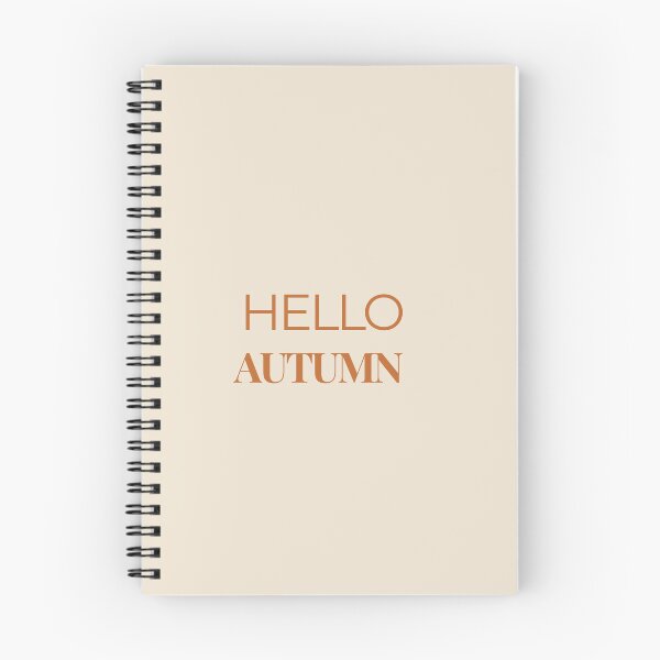 Item preview, Hello Autumn – Cozy Minimal Fall Typography Design designed and sold by J-Nature-Vibes.