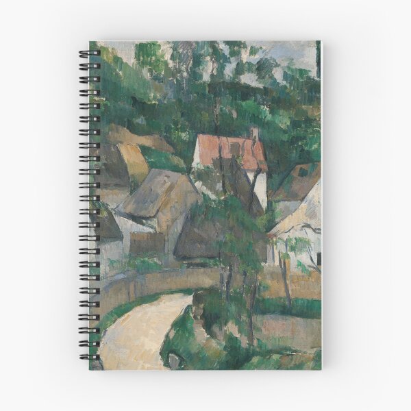 Item preview, Turn in the Road by Paul Cézanne: Serene Post Impressionist Village Landscape designed and sold by artofuniverse.