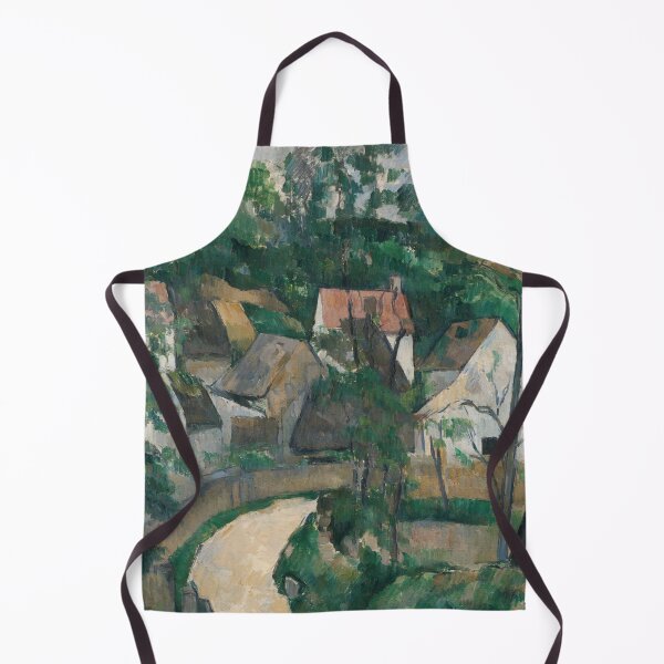 Item preview, Turn in the Road by Paul Cézanne: Serene Post Impressionist Village Landscape designed and sold by artofuniverse.