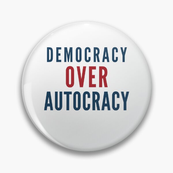 Item preview, Democracy Over Autocracy: Bold Political Protest Statement Design designed and sold by elynne9.