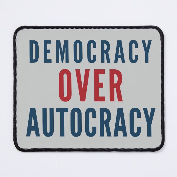 Item preview, Democracy Over Autocracy: Bold Political Protest Statement Design designed and sold by elynne9.
