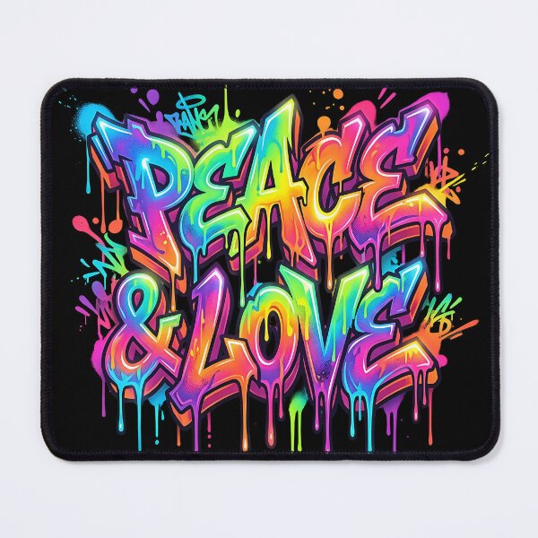 Item preview, Melting Peace & Love Graffiti designed and sold by RH Design Lab.