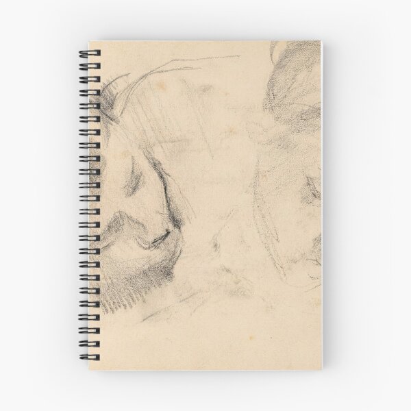 Item preview, Two Heads of Women by Paul Cézanne: Post Impressionist Figure Study designed and sold by artofuniverse.