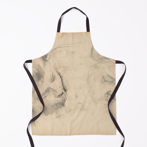 Item preview, Two Heads of Women by Paul Cézanne: Post Impressionist Figure Study designed and sold by artofuniverse.