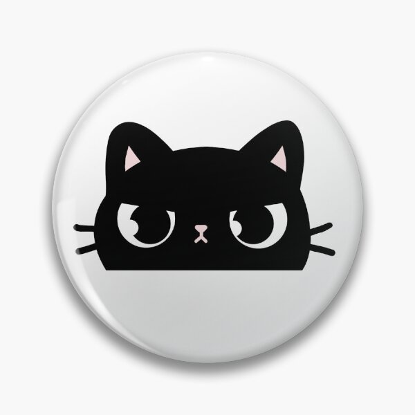 Item preview, Angry Black Cat designed and sold by TheFancyFirefly.