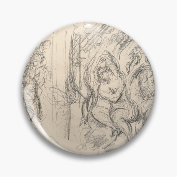 Item preview, Two Studies for the Judgement of Paris by Paul Cézanne: Figurative Sketch Poster designed and sold by artofuniverse.
