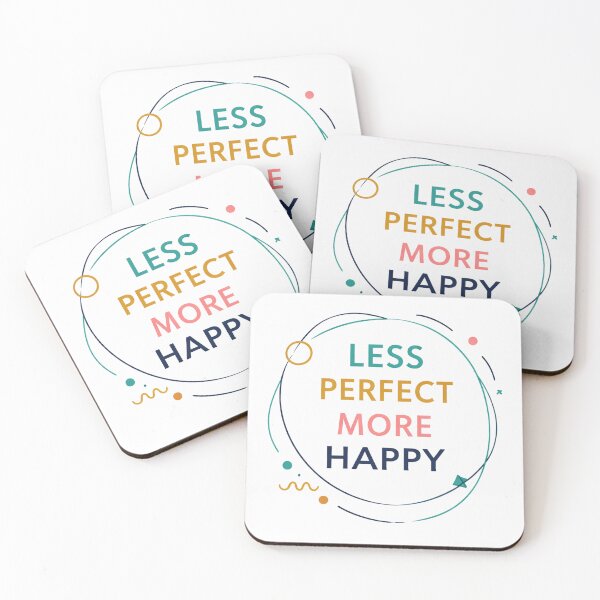 Item preview, Less perfect More happy designed and sold by Meemaart.