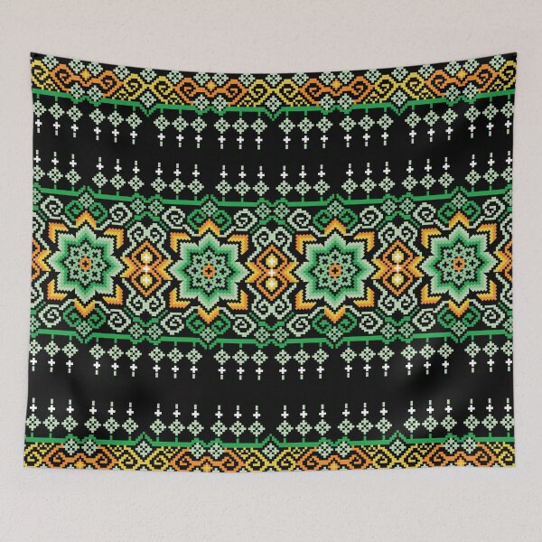 Item preview, Green Star Weave designed and sold by PowerAntShop.