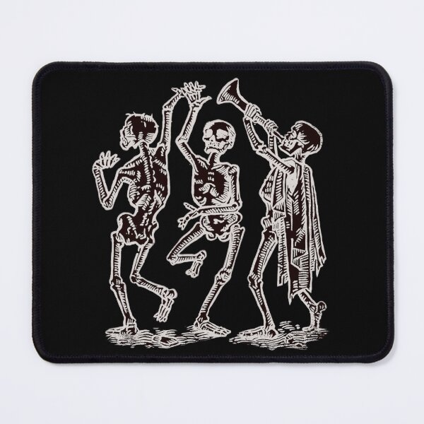 Item preview, Dark Silver Danse Macabre – Medieval Gothic Skeleton Dance designed and sold by Dungeon-Shop.