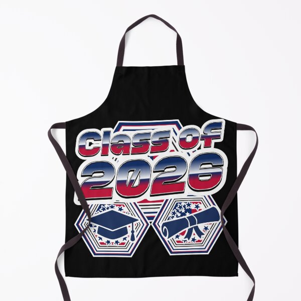 Item preview, Class of 2026 – Patriotic Graduation Design with Cap & Diploma Icons designed and sold by GFamilyC.