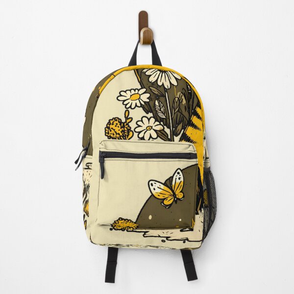 Item preview, Cottagecore cute orange cat floral designed and sold by Region.
