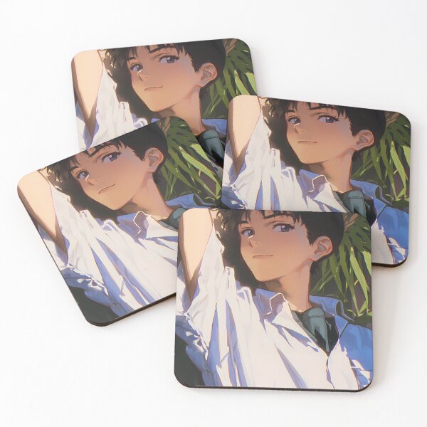 Item preview, Shinji Ikari Neon Genesis Evangelion Summer Light Quiet Introspective Mood designed and sold by SuperTeamCanada.