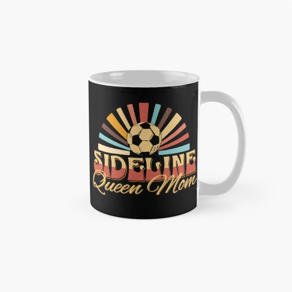 Item preview, Sideline Queen Mom Soccer Design Sunset Retro Soccer Mom Gift for Game Day designed and sold by Winarrts.