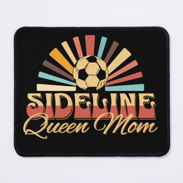 Item preview, Sideline Queen Mom Soccer Design Sunset Retro Soccer Mom Gift for Game Day designed and sold by Winarrts.