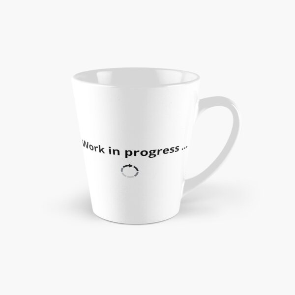 Item preview, Work In Progress Loading Icon Minimalist Design designed and sold by PikureShop.