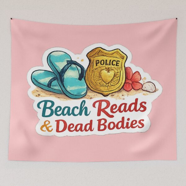 Item preview, Beach Reads & Dead Bodies designed and sold by ouatisworld.