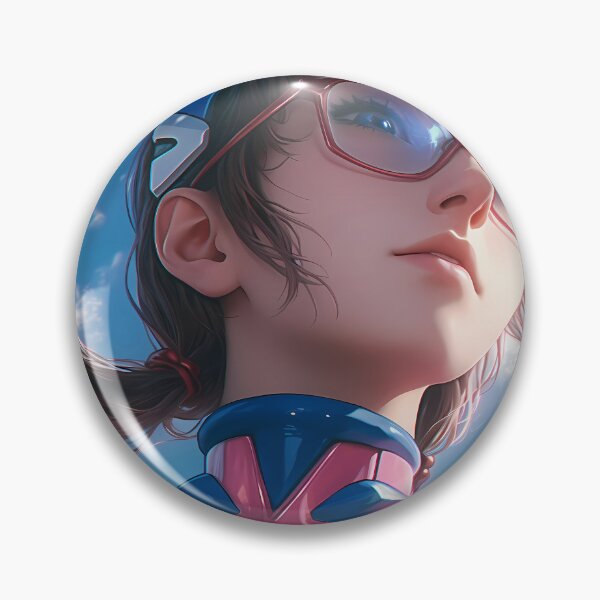 Item preview, Mari Illustrious Neon Genesis Evangelion Pink Pilot Suit Blue Sky Glow designed and sold by SuperTeamCanada.