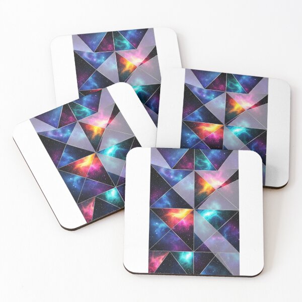 Item preview, Low Poly Nebula Galaxy - Sci-Fi Geometric Art designed and sold by Dzblack.