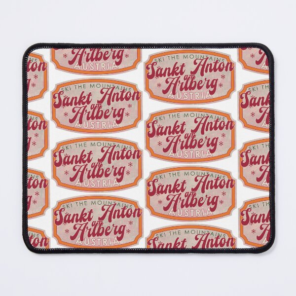 Item preview, Sankt Anton am Arlberg, Austria, Ski, textured skiing badge designed and sold by Wanderful-roads.