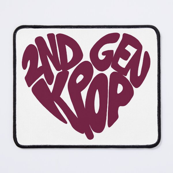 Item preview, 2nd Gen Kpop Heart Burgundy designed and sold by PNWBeePhotos.