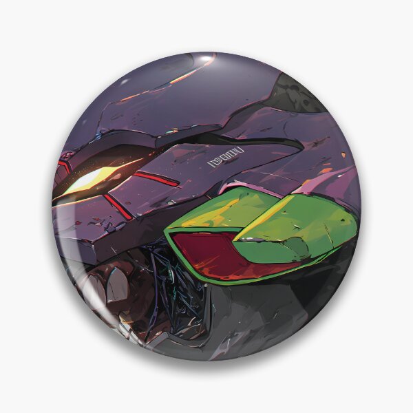 Item preview, Unit 01 Neon Genesis Evangelion Mecha Closeup Neon Armor Impact Energy designed and sold by SuperTeamCanada.