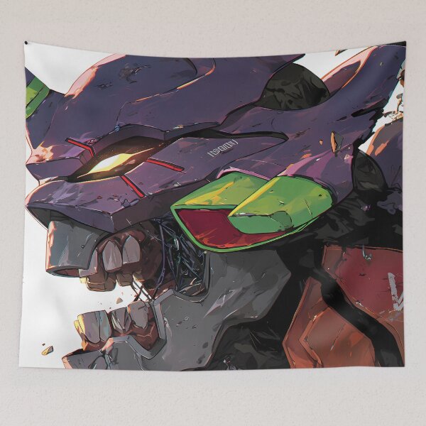 Item preview, Unit 01 Neon Genesis Evangelion Mecha Closeup Neon Armor Impact Energy designed and sold by SuperTeamCanada.