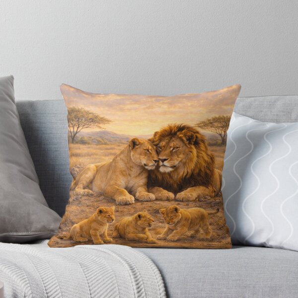 Item preview, Lion family - mom, dad and cubs. designed and sold by XenialitySIA.