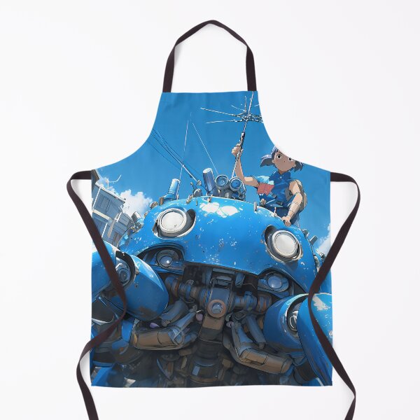 Item preview, Tachikoma Ghost In The Shell Blue Robot City Street Sunny Day designed and sold by SuperTeamCanada.