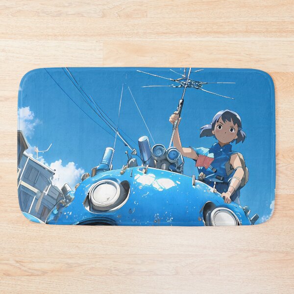 Item preview, Tachikoma Ghost In The Shell Blue Robot City Street Sunny Day designed and sold by SuperTeamCanada.