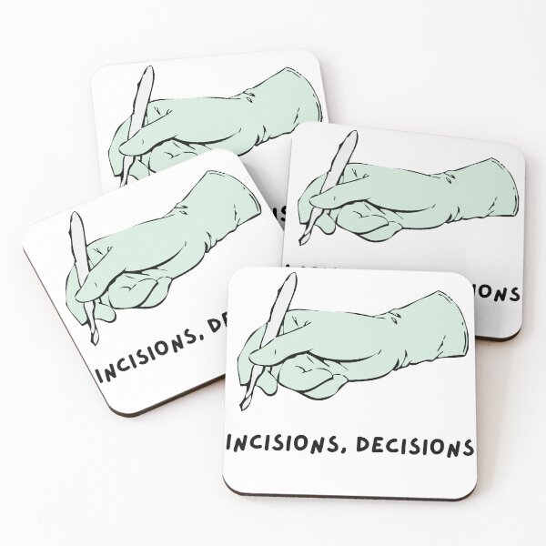 Item preview, Incisions, Decisions  designed and sold by TheMackieShop.