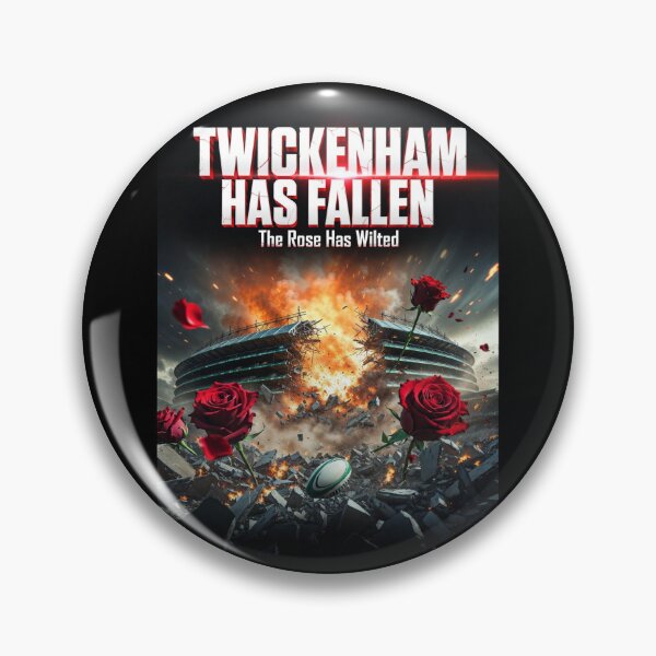 Item preview, Twickenham Has Fallen The Rose Has Wilted | English Rugby Movie Poster Art designed and sold by REAL IRISH GIFTS.