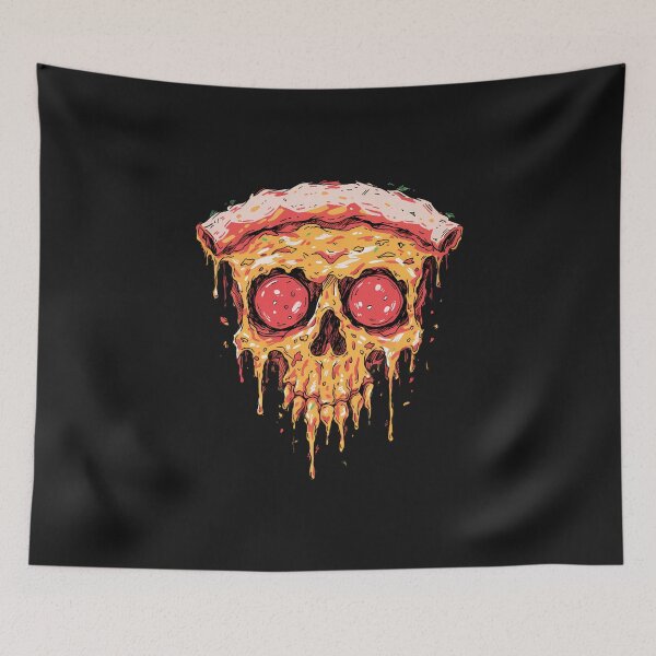 Item preview, skull pizza designed and sold by andromeda-redd.