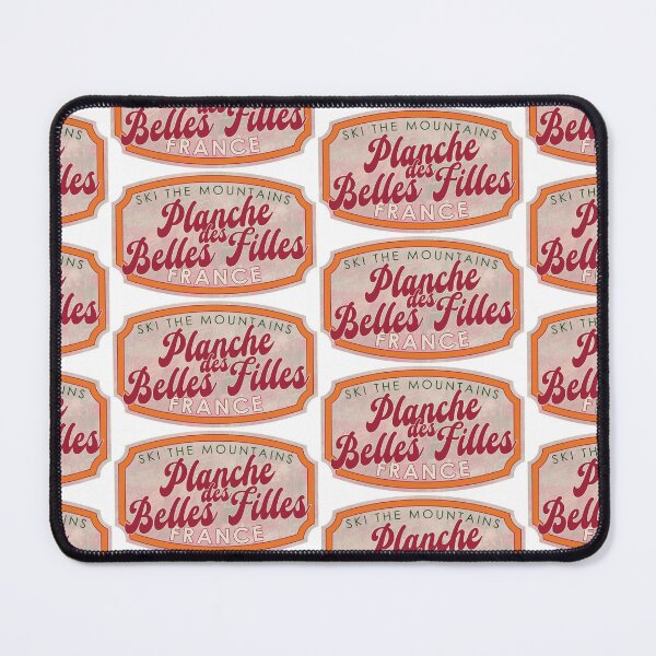 Item preview, Planche des Belles Filles, France, Ski, textured skiing badge designed and sold by Wanderful-roads.