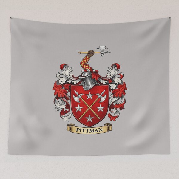Item preview, The Pittman Family Coat of Arms designed and sold by BagTown Clans.