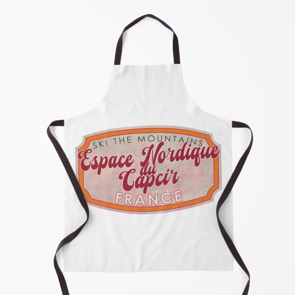 Item preview, Espace nordique du Capcir, France, Ski, textured skiing badge designed and sold by Wanderful-roads.