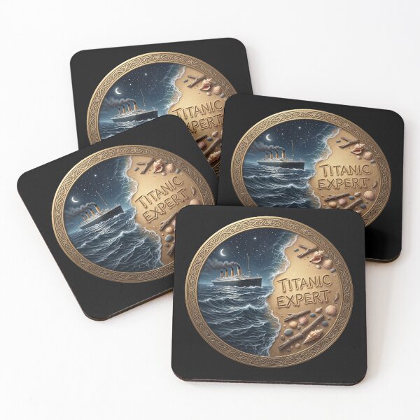 Item preview, Titanic Expert Badge - RMS Titanic specialist enthusiast lover fan designed and sold by NewRedLady.