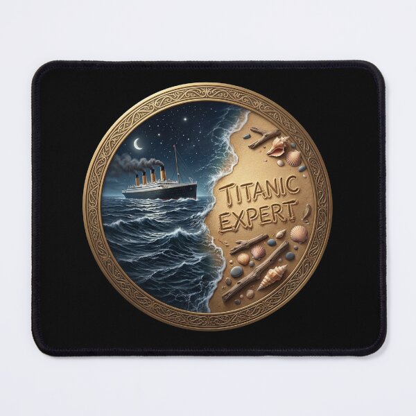 Item preview, Titanic Expert Badge - RMS Titanic specialist enthusiast lover fan designed and sold by NewRedLady.