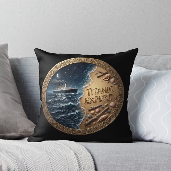 Item preview, Titanic Expert Badge - RMS Titanic specialist enthusiast lover fan designed and sold by NewRedLady.