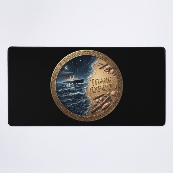 Item preview, Titanic Expert Badge - RMS Titanic specialist enthusiast lover fan designed and sold by NewRedLady.