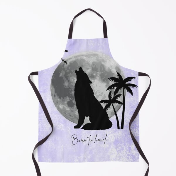 Item preview, Midnight Howl: Wolf Silhouette Under Full Moon designed and sold by Deezyned.