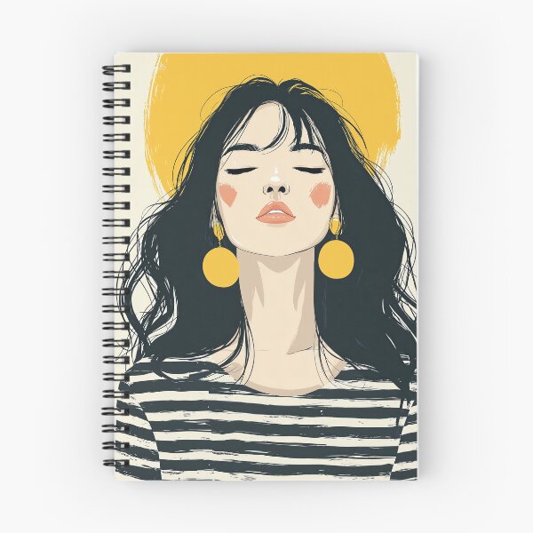 Item preview, Minimalist Muse in Stripes designed and sold by Retro Type.