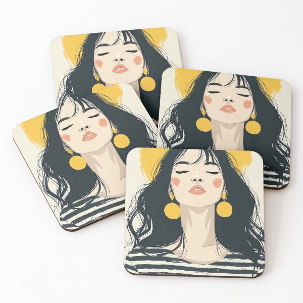 Item preview, Minimalist Muse in Stripes designed and sold by Retro Type.
