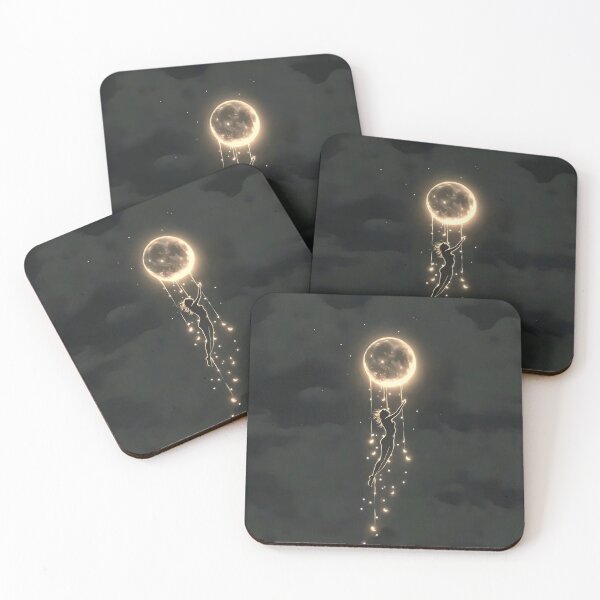 Item preview, Lunar Lover. The Moon and Stars. designed and sold by Shoot-The-Moon.