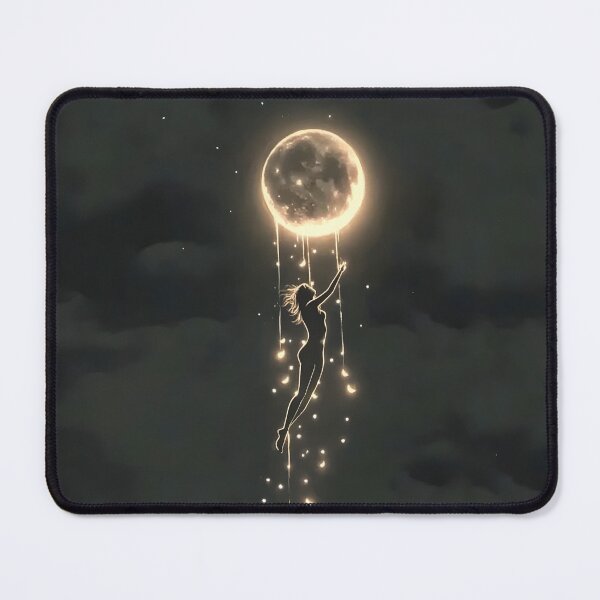 Item preview, Lunar Lover. The Moon and Stars. designed and sold by Shoot-The-Moon.