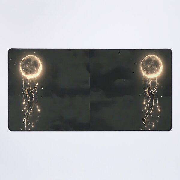Item preview, Lunar Lover. The Moon and Stars. designed and sold by Shoot-The-Moon.