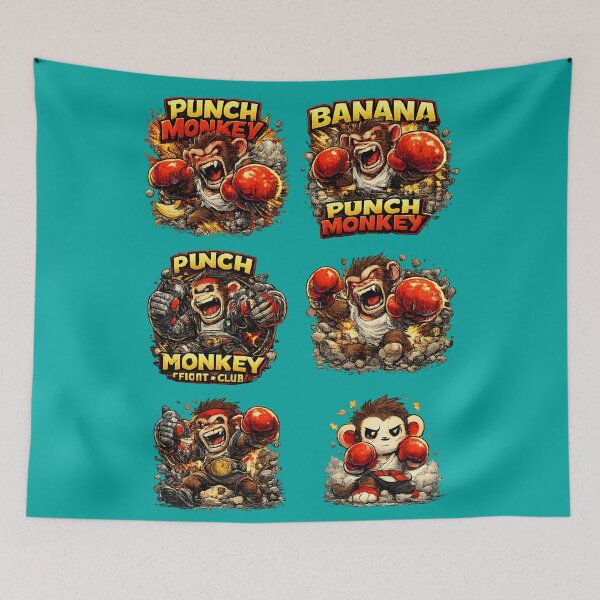 Item preview, The World Of Fighting Monkeys Begins Here. designed and sold by Anime-Clothes1.