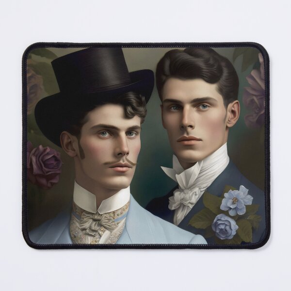 Item preview, Vintage Gay Male Couple designed and sold by Shoot-The-Moon.