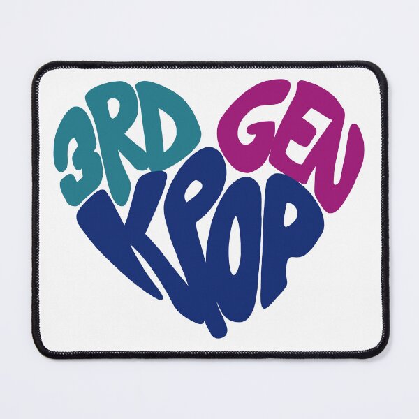 Item preview, 3rd Gen Kpop Heart Teal Blue Purple designed and sold by PNWBeePhotos.